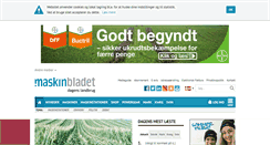Desktop Screenshot of maskinbladet.dk